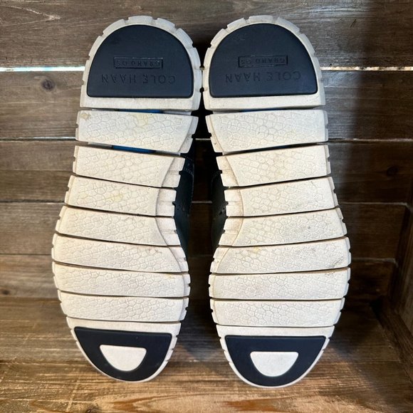 Mens Cole Haan Zerogrand Olive Green Leather Wingtip Brogue Shoes‎ Size 13 M GUC - Picture 5 of 6